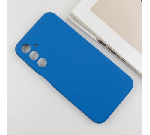 Чохол TPU GETMAN Liquid Silk Full Camera для Samsung Galaxy A05s Синій / Navy Blue Чохол TPU GETMAN Liquid Silk Full Camera для Samsung Galaxy A05s Синій / Navy Blue