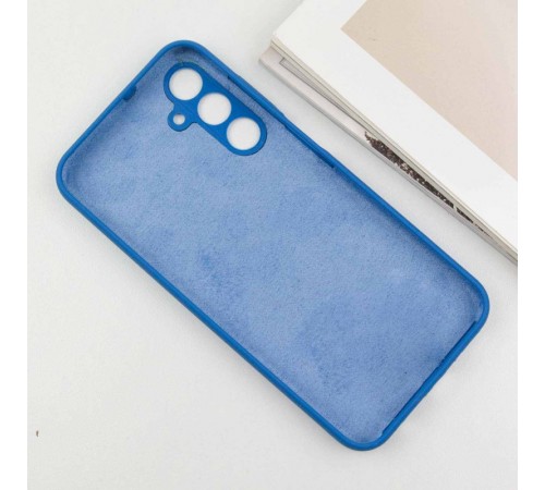 Чохол TPU GETMAN Liquid Silk Full Camera для Samsung Galaxy A05s Синій / Navy Blue Чохол TPU GETMAN Liquid Silk Full Camera для Samsung Galaxy A05s Синій / Navy Blue