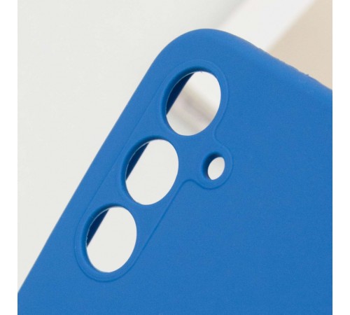 Чохол TPU GETMAN Liquid Silk Full Camera для Samsung Galaxy A05s Синій / Navy Blue Чохол TPU GETMAN Liquid Silk Full Camera для Samsung Galaxy A05s Синій / Navy Blue