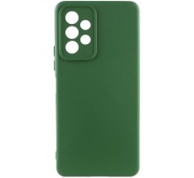 Чохол TPU GETMAN Liquid Silk Full Camera для Samsung Galaxy A13 4G Зелений / Dark green