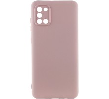 Чохол TPU GETMAN Liquid Silk Full Camera для Samsung Galaxy A31 Рожевий / Pink Sand