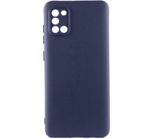 Чохол TPU GETMAN Liquid Silk Full Camera для Samsung Galaxy A31 Синій / Midnight Blue