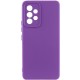 Чохол TPU GETMAN Liquid Silk Full Camera для Samsung Galaxy A32 4G Фіолетовий / Purple