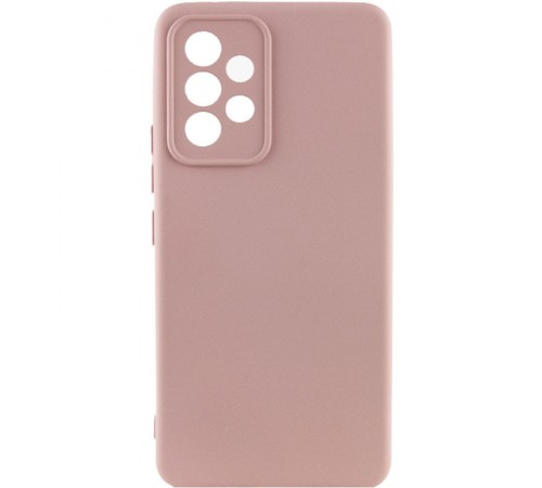 Чохол TPU GETMAN Liquid Silk Full Camera для Samsung Galaxy A32 4G Рожевий / Pink Sand Чохол TPU GETMAN Liquid Silk Full Camera для Samsung Galaxy A32 4G Рожевий / Pink Sand