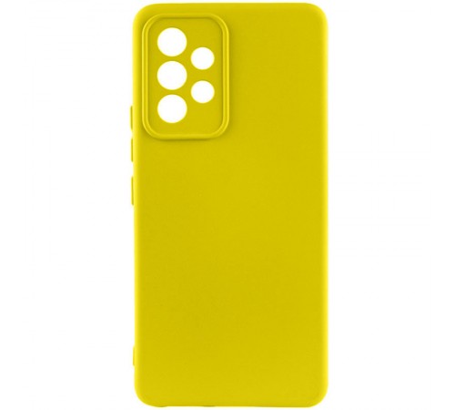 Чохол TPU GETMAN Liquid Silk Full Camera для Samsung Galaxy A32 4G Жовтий / Flash Чохол TPU GETMAN Liquid Silk Full Camera для Samsung Galaxy A32 4G Жовтий / Flash