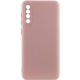 Чохол TPU GETMAN Liquid Silk Full Camera для Samsung Galaxy A50 (A505F) / A50s / A30s Рожевий / Pink Sand
