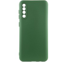 Чохол TPU GETMAN Liquid Silk Full Camera для Samsung Galaxy A50 (A505F) / A50s / A30s Зелений / Dark green