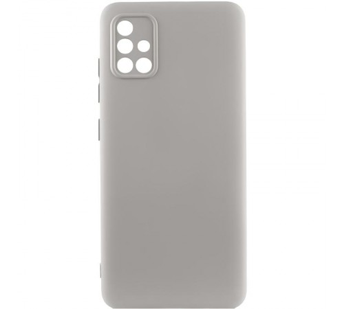 Чохол TPU GETMAN Liquid Silk Full Camera для Samsung Galaxy A51 Сірий / Lavender Чохол TPU GETMAN Liquid Silk Full Camera для Samsung Galaxy A51 Сірий / Lavender