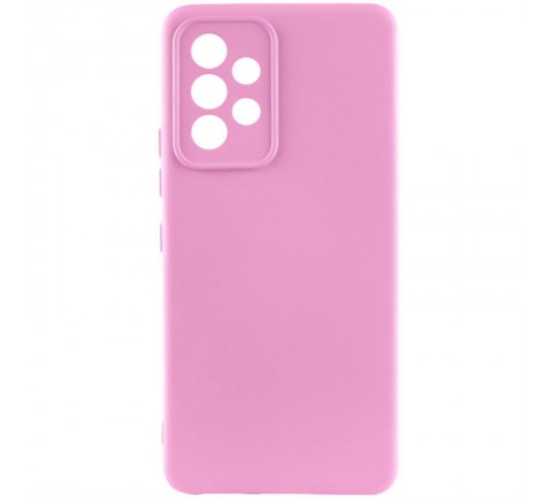 Чохол TPU GETMAN Liquid Silk Full Camera для Samsung Galaxy A52 4G / A52 5G / A52s Рожевий / Pink Чохол TPU GETMAN Liquid Silk Full Camera для Samsung Galaxy A52 4G / A52 5G / A52s Рожевий / Pink