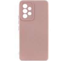 Чохол TPU GETMAN Liquid Silk Full Camera для Samsung Galaxy A53 5G Рожевий / Pink Sand