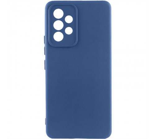 Чохол TPU GETMAN Liquid Silk Full Camera для Samsung Galaxy A53 5G Синій / Navy Blue Чохол TPU GETMAN Liquid Silk Full Camera для Samsung Galaxy A53 5G Синій / Navy Blue