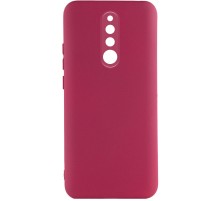 Чохол TPU GETMAN Liquid Silk Full Camera для Xiaomi Redmi 8 Бордовий / Marsala
