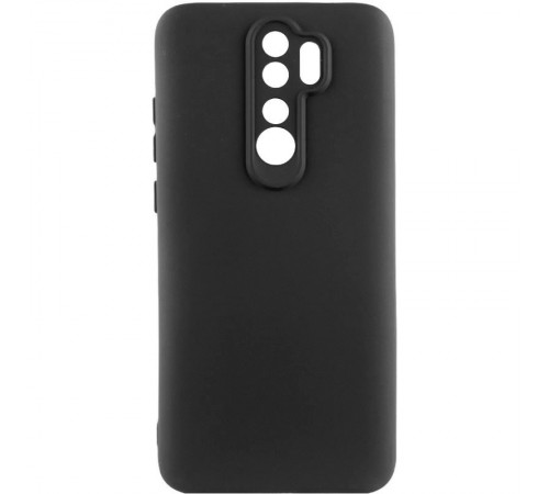 Чохол TPU GETMAN Liquid Silk Full Camera для Xiaomi Redmi 9 Чорний / Black Чохол TPU GETMAN Liquid Silk Full Camera для Xiaomi Redmi 9 Чорний / Black