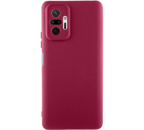 Чохол TPU GETMAN Liquid Silk Full Camera для Xiaomi Redmi Note 10 Pro / 10 Pro Max Бордовий / Marsala Чохол TPU GETMAN Liquid Silk Full Camera для Xiaomi Redmi Note 10 Pro / 10 Pro Max Бордовий / Marsala