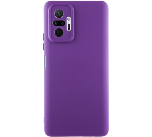 Чохол TPU GETMAN Liquid Silk Full Camera для Xiaomi Redmi Note 10 Pro / 10 Pro Max Фіолетовий / Purple Чохол TPU GETMAN Liquid Silk Full Camera для Xiaomi Redmi Note 10 Pro / 10 Pro Max Фіолетовий / Purple