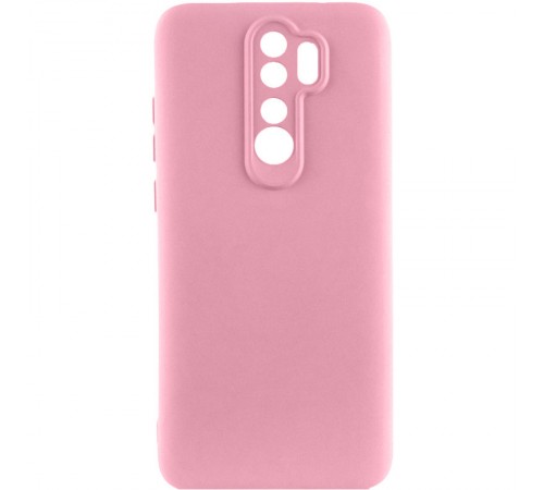 Чохол TPU GETMAN Liquid Silk Full Camera для Xiaomi Redmi Note 8 Pro Рожевий / Pink Чохол TPU GETMAN Liquid Silk Full Camera для Xiaomi Redmi Note 8 Pro Рожевий / Pink