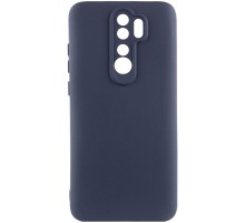 Чохол TPU GETMAN Liquid Silk Full Camera для Xiaomi Redmi Note 8 Pro Синій / Midnight Blue