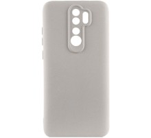 Чохол TPU GETMAN Liquid Silk Full Camera для Xiaomi Redmi Note 8 Pro Сірий / Lavender