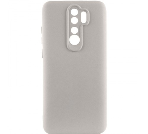 Чохол TPU GETMAN Liquid Silk Full Camera для Xiaomi Redmi Note 8 Pro Сірий / Lavender Чохол TPU GETMAN Liquid Silk Full Camera для Xiaomi Redmi Note 8 Pro Сірий / Lavender