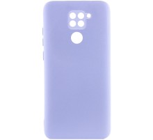 Чохол TPU GETMAN Liquid Silk Full Camera для Xiaomi Redmi Note 9 / Redmi 10X Бузковий / Dasheen