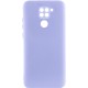 Чохол TPU GETMAN Liquid Silk Full Camera для Xiaomi Redmi Note 9 / Redmi 10X Бузковий / Dasheen