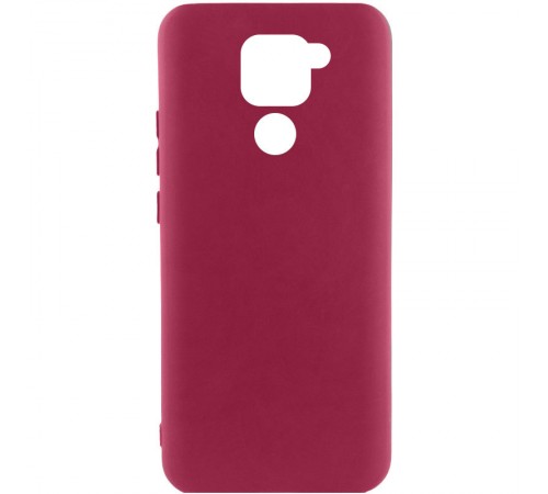 Чохол Silicone Cover Lakshmi (AA) для Xiaomi Redmi Note 9 / Redmi 10X Бордовий / Marsala Чохол Silicone Cover Lakshmi (AA) для Xiaomi Redmi Note 9 / Redmi 10X Бордовий / Marsala