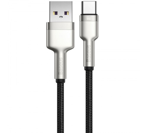 Дата кабель Baseus Cafule Metal Data USB to Type-C 66W (2m) (CAKF0002) Black Дата кабель Baseus Cafule Metal Data USB to Type-C 66W (2m) (CAKF0002) Black