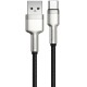 Дата кабель Baseus Cafule Metal Data USB to Type-C 66W (2m) (CAKF0002) Black