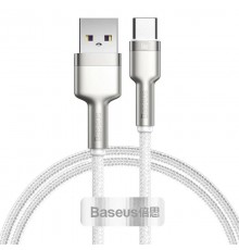Дата кабель Baseus Cafule Metal Data USB to Type-C 66W (2m) (CAKF0002) White