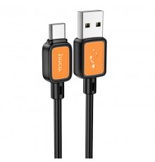 Дата кабель Hoco X108 Benefit USB to Type-C 3A (1m) Black