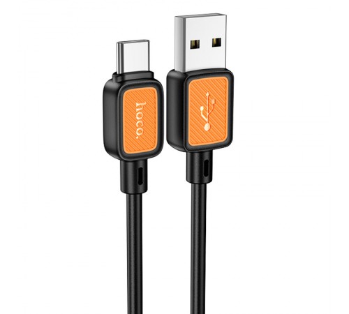 Дата кабель Hoco X108 Benefit USB to Type-C 3A (1m) Black