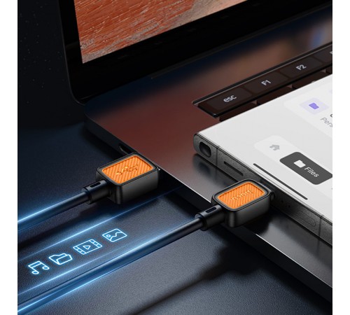 Дата кабель Hoco X108 Benefit USB to Type-C 3A (1m) Black