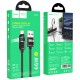 Дата кабель Hoco U137 Line with display USB to Type-C 5A/66W (1.2m) Black