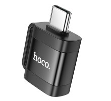 Перехідник Hoco UA31C OTG Type-C male to USB female Black
