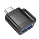 Перехідник Hoco UA31C OTG Type-C male to USB female Black