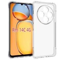 TPU чохол GETMAN Ease logo посилені кути Full Camera для Xiaomi Redmi 14C / Poco C75 Безбарвний (прозорий)