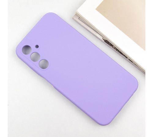 Чохол Silicone Cover Lakshmi Full Camera (AA) для Samsung Galaxy A05s Бузковий / Dasheen