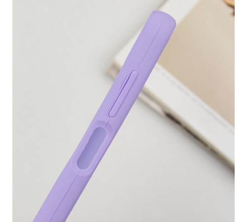 Чохол Silicone Cover Lakshmi Full Camera (AA) для Samsung Galaxy A05s Бузковий / Dasheen