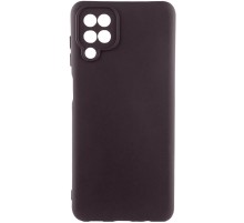 Чохол Silicone Cover Lakshmi Full Camera (AA) для Samsung Galaxy A12 Шоколадный / Chocolate