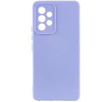 Чохол Silicone Cover Lakshmi Full Camera (AA) для Samsung Galaxy A32 4G Бузковий / Dasheen