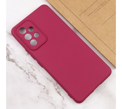 Чохол Silicone Cover Lakshmi Full Camera (AA) для Samsung Galaxy A33 5G Бордовий / Marsala Чохол Silicone Cover Lakshmi Full Camera (AA) для Samsung Galaxy A33 5G Бордовий / Marsala