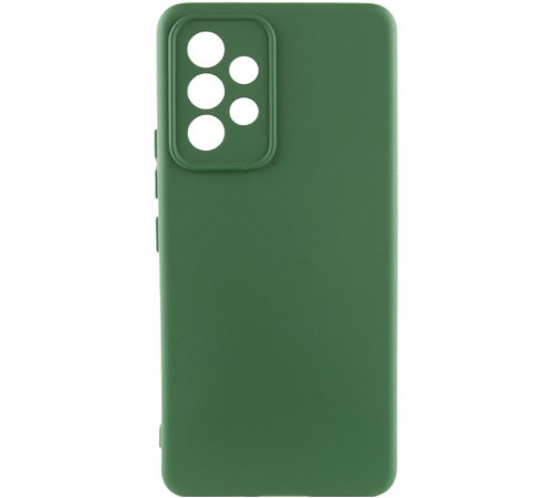 Чохол Silicone Cover Lakshmi Full Camera (AA) для Samsung Galaxy A33 5G Зелений / Dark green