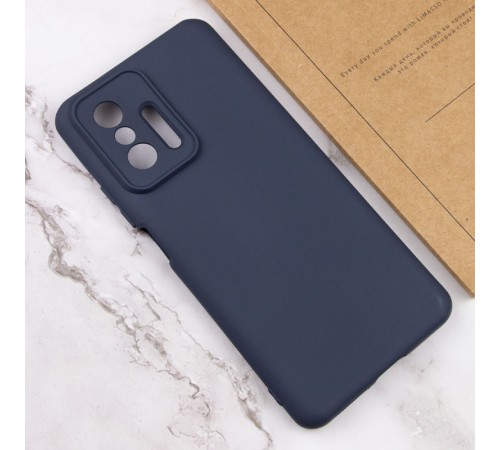 Чохол Silicone Cover Lakshmi Full Camera (AA) для Xiaomi 11T / 11T Pro Синій / Midnight Blue Чохол Silicone Cover Lakshmi Full Camera (AA) для Xiaomi 11T / 11T Pro Синій / Midnight Blue