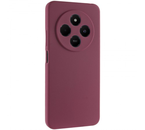 Чохол Silicone Cover Lakshmi Full Camera (AA) для Xiaomi Redmi 14C / Poco C75 Бордовий / Marsala