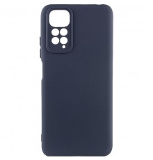Чохол Silicone Cover Lakshmi Full Camera (AA) для Xiaomi Redmi Note 11 (Global) / Note 11S Синій / Midnight Blue