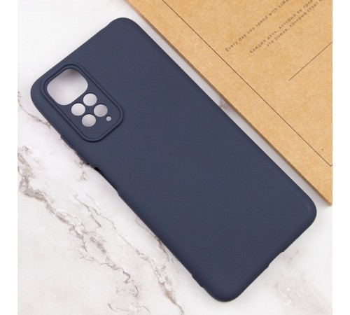 Чохол Silicone Cover Lakshmi Full Camera (AA) для Xiaomi Redmi Note 11 (Global) / Note 11S Синій / Midnight Blue Чохол Silicone Cover Lakshmi Full Camera (AA) для Xiaomi Redmi Note 11 (Global) / Note 11S Синій / Midnight Blue