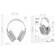 Накладні бездротові навушники BOROFONE BO22 Plus Elegant Silver
