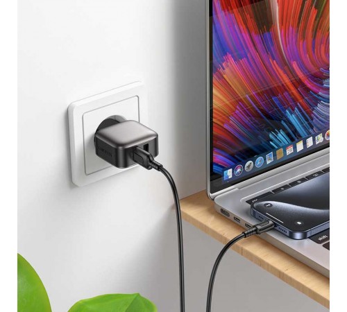 МЗП Borofone BAS51A Absolute 12W (2USB-A) + кабель USB to Type-C Black МЗП Borofone BAS51A Absolute 12W (2USB-A) + кабель USB to Type-C Black