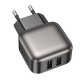 МЗП Borofone BAS51A Absolute 12W (2USB-A) Black