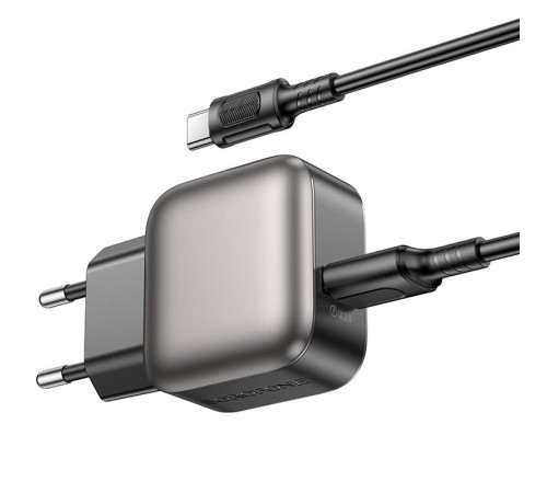 МЗП Borofone BAS52A Absolute QC3.0 18W (1USB-A) + кабель USB to Type-C Black МЗП Borofone BAS52A Absolute QC3.0 18W (1USB-A) + кабель USB to Type-C Black